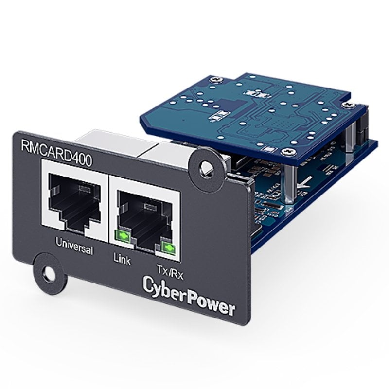 Placa de Gestão Remota Cyberpower RMCARD400 / RJ45 / Compatível com Envirosensor