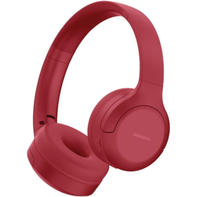 Auscultadores sem Fios Daewoo DW2026 / com Microfone / Bluetooth / Vermelhos