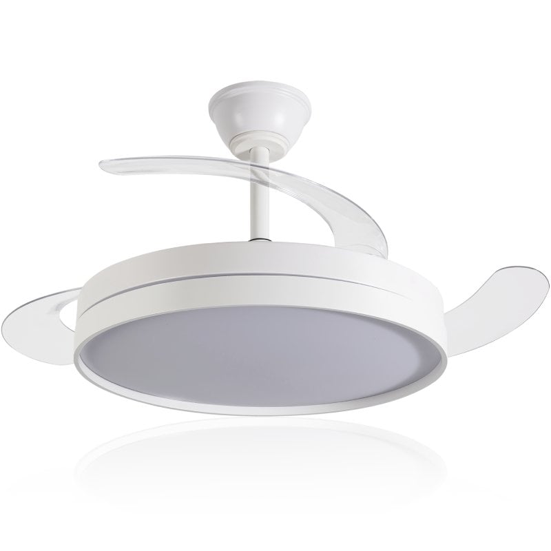 Ventilador de Teto de Lâminas Retrácteis Daewoo DW5008 / 30W / 3 Lâminas / 6 Velocidades