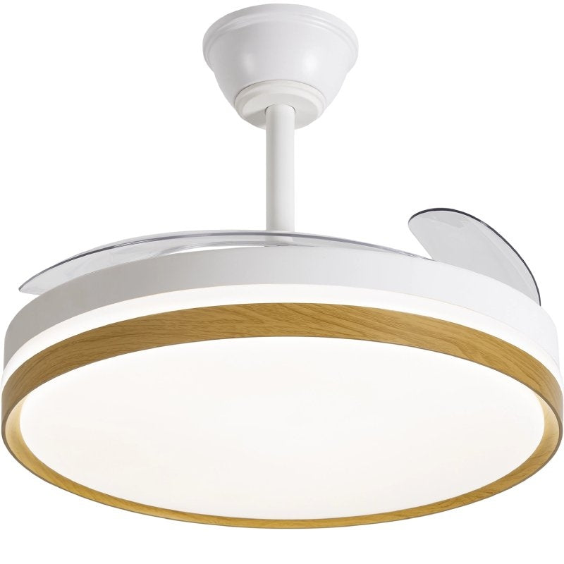 Ventilador de Teto Daewoo com Pás Retrácteis DW5010 / 30W / 3 Pás / 6 Velocidades
