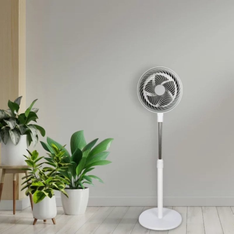 Daewoo DW9001 Ventilador de Chão / 80W / 5 Pás 25cm / 3 Velocidades
