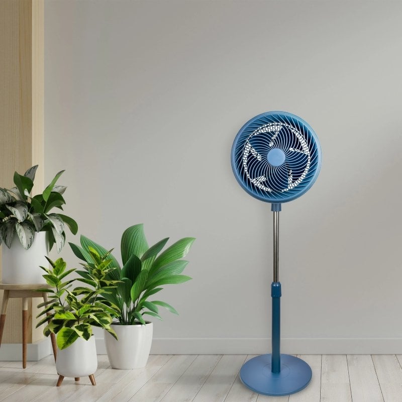 Daewoo DW9006 Ventilador de Chão / 90W / 5 Pás 30cm / 3 Velocidades