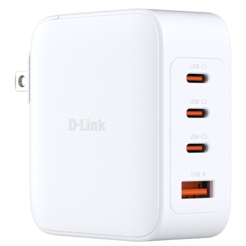 Carregador de Parede D-link Dcf-141 Gan / e / 3xusb Type-c / 1xusb / 140W