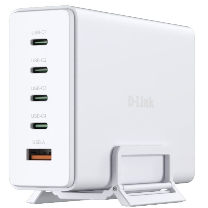 Carregador de Secretária D-link Dcf-241 Gan / e / 4xusb Type-c / 1xusb / 240W