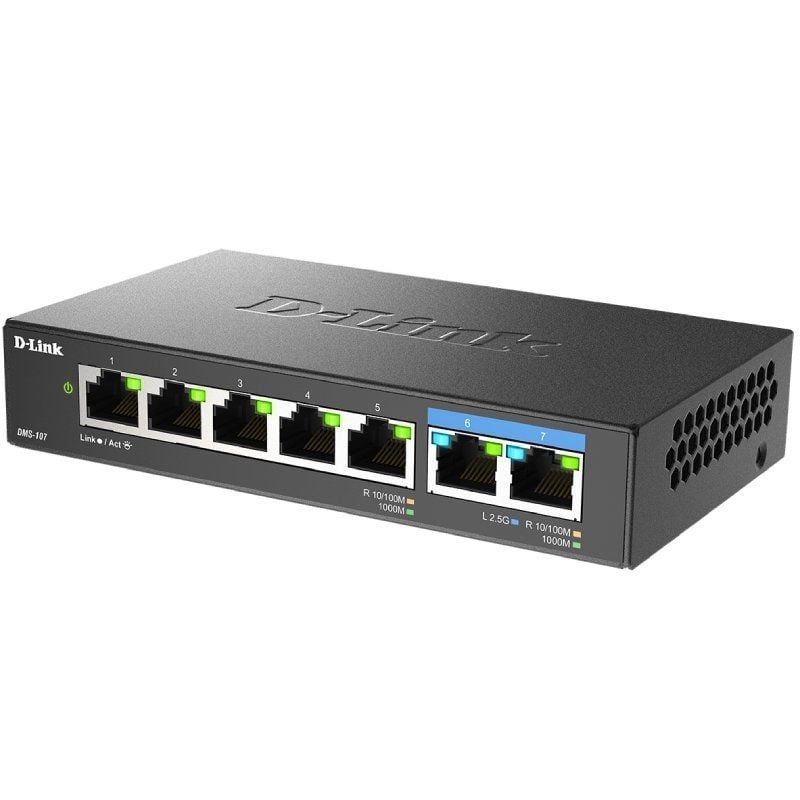Switch D-link Dms-107 7 Portas / Rj-45 10 / 100 / 1000