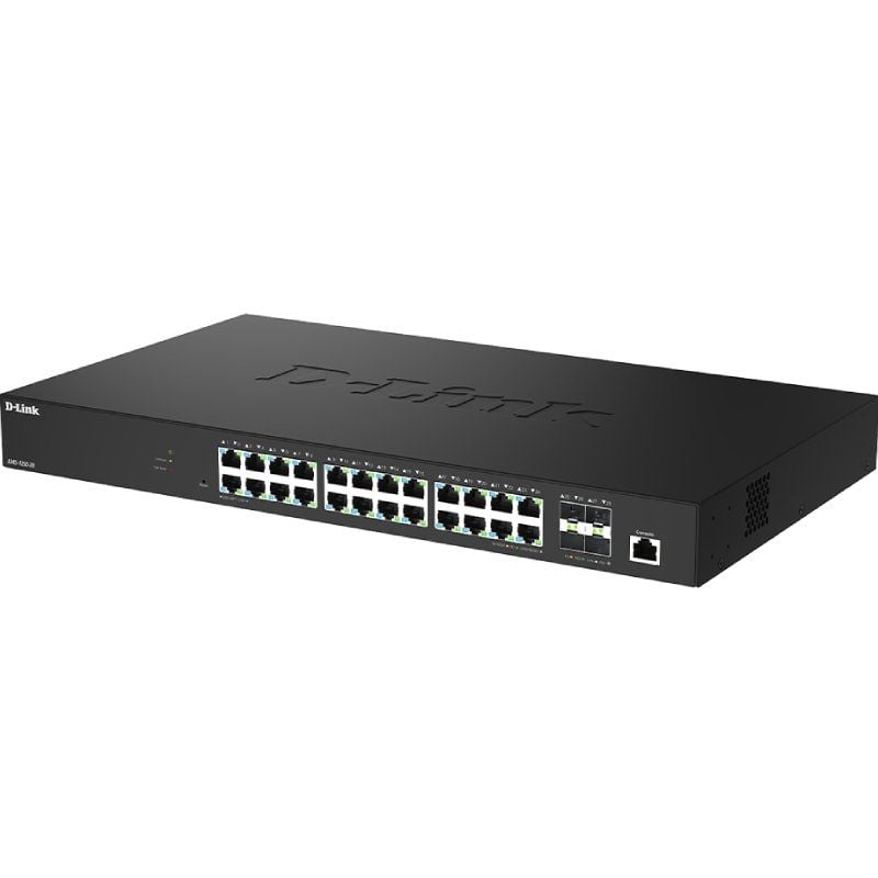 Switch D-link Dms-1250-28 / e 28 Portas / Rj-45 Gigabit 10 / 100 / 1000 / SFP