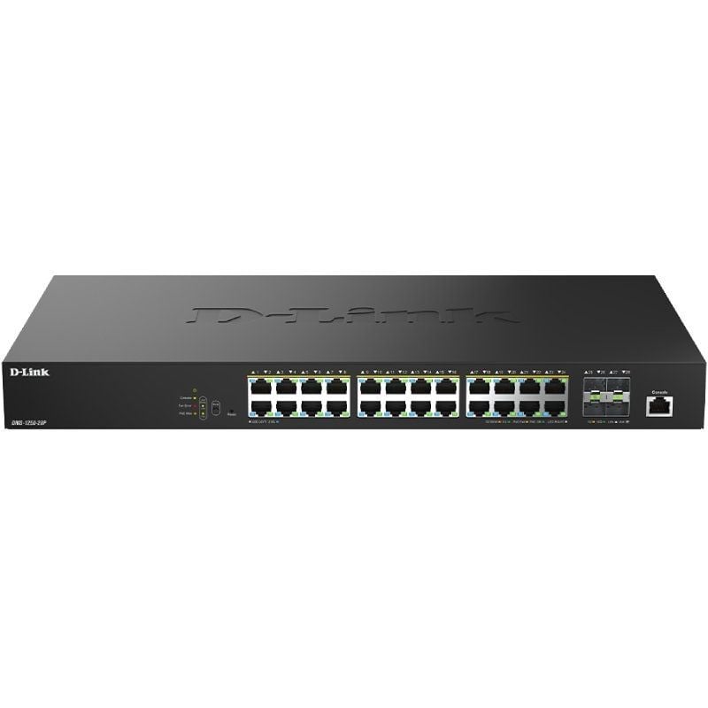 Switch D-link Dms-1250-28p / e 28 Portas / Rj-45 Gigabit 10 / 100 / 1000 Poe / SFP