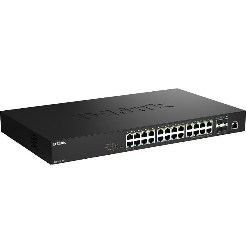 Switch D-link Dms-1250-28p / e 28 Portas / Rj-45 Gigabit 10 / 100 / 1000 Poe / SFP