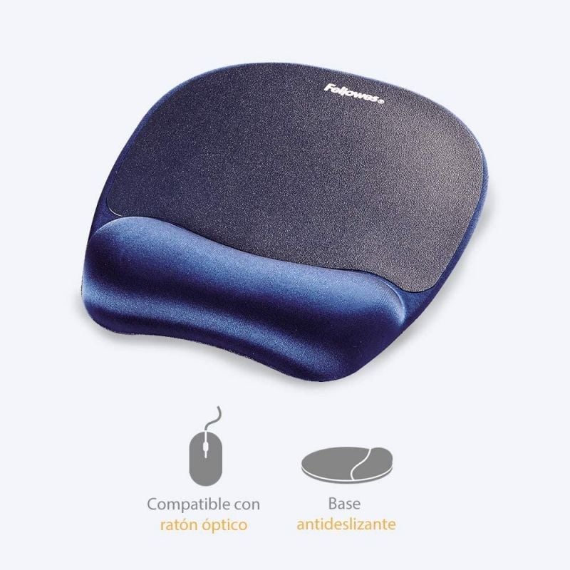 Tapete de Rato Ergonómico Fellowes 9172801 / 20 X 196 X 230mm / Azul