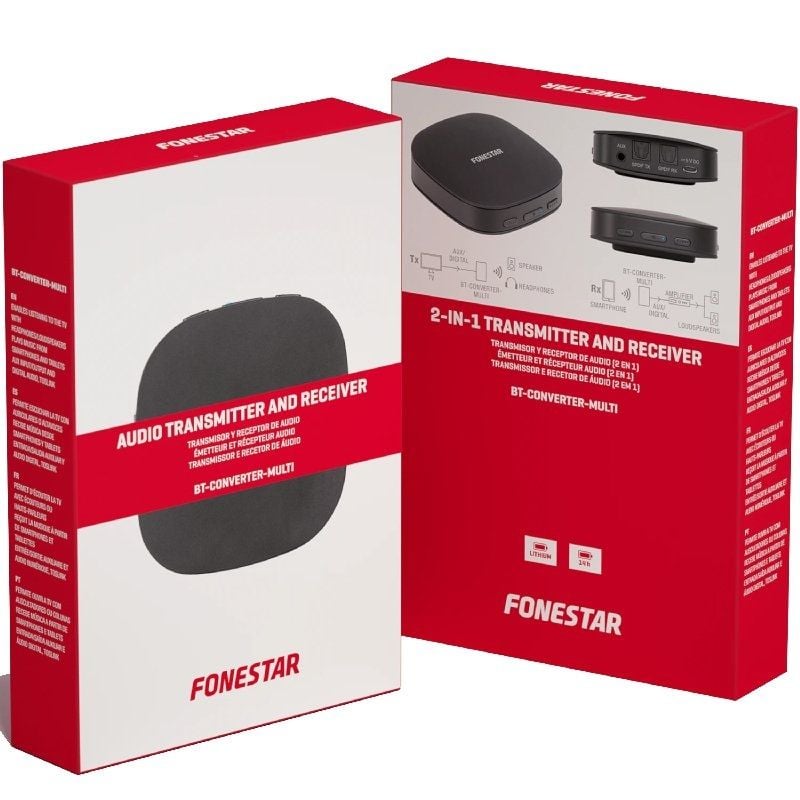 Fonestar Bt-converter-multi Transmissor e Recetor de Áudio sem Fios