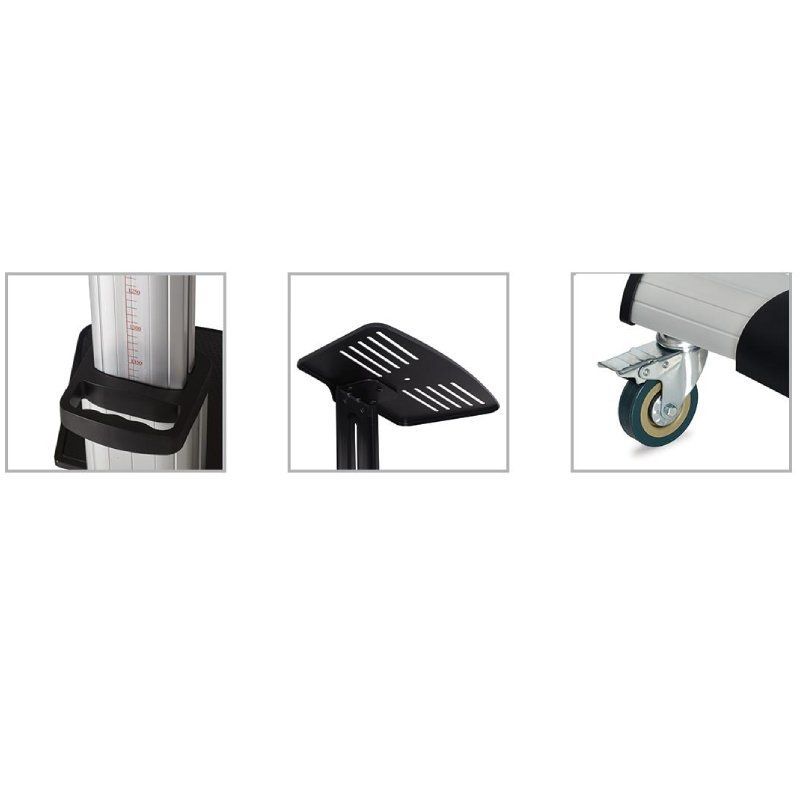 Fonestar Sts-4064p Suporte de Chão Inclinável / Giratório com Rodízios para Televisores de 37-70" /…