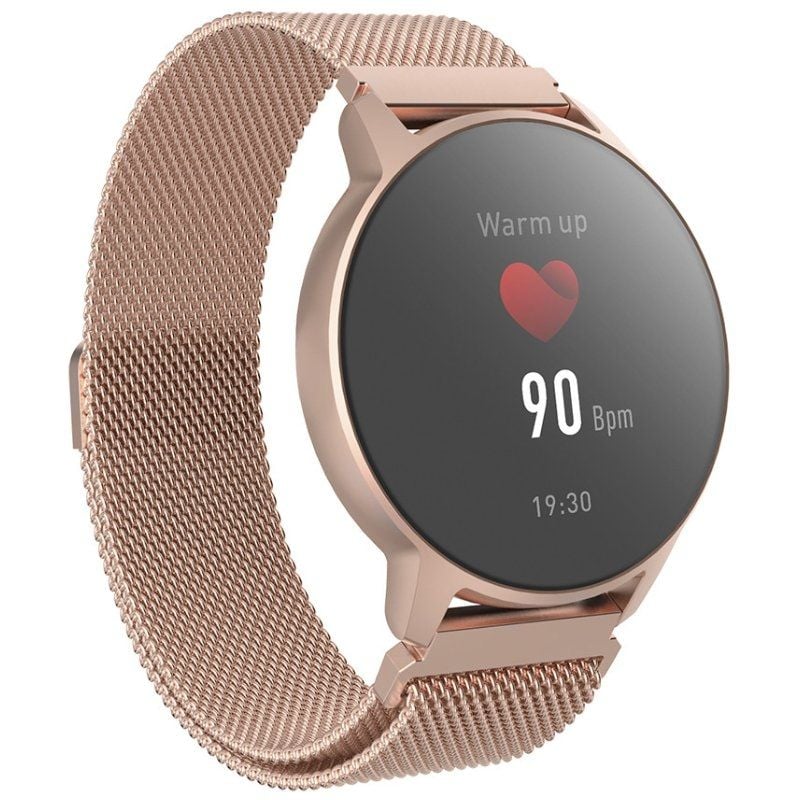 Relógio Inteligente Forever Forevive 2 Slim Sb-325 / Notificações / Ritmo Cardíaco / Ouro Rosa