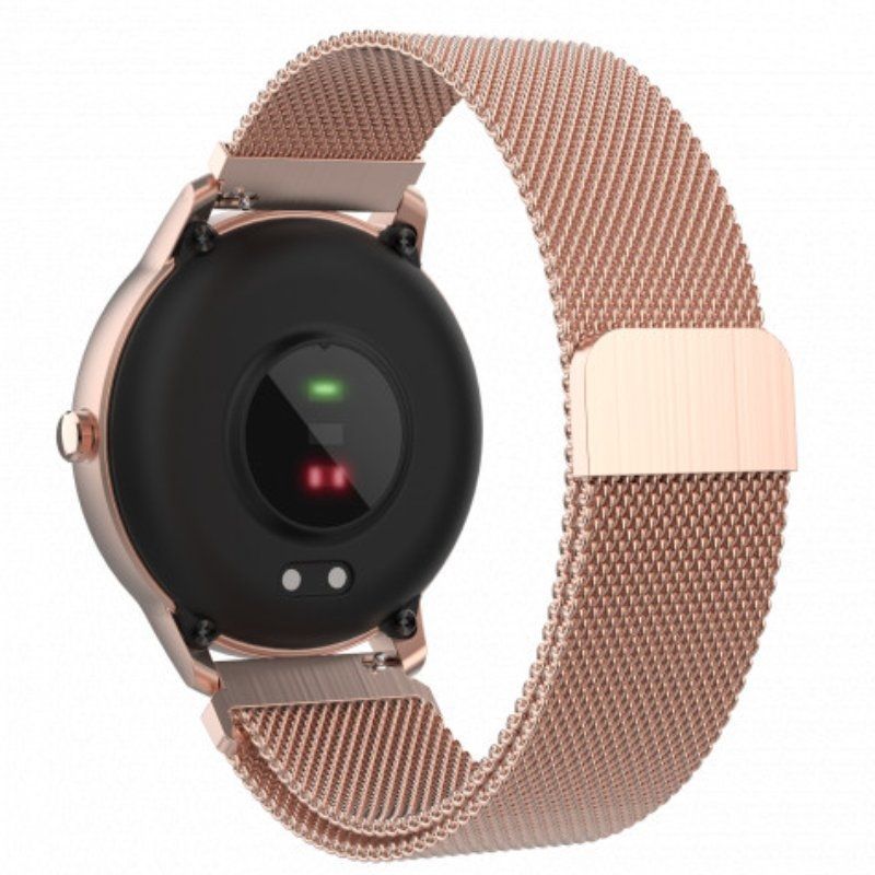 Relógio Inteligente Forever Forevive 2 Slim Sb-325 / Notificações / Ritmo Cardíaco / Ouro Rosa