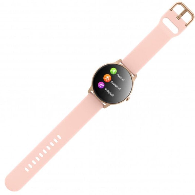 Relógio Inteligente Forever Forevive 2 Slim Sb-325 / Notificações / Ritmo Cardíaco / Ouro Rosa