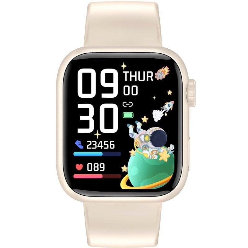 Smartwatch Forever Igo Watch 3 Jw-500 / Notificações / Ritmo Cardíaco / Marfim