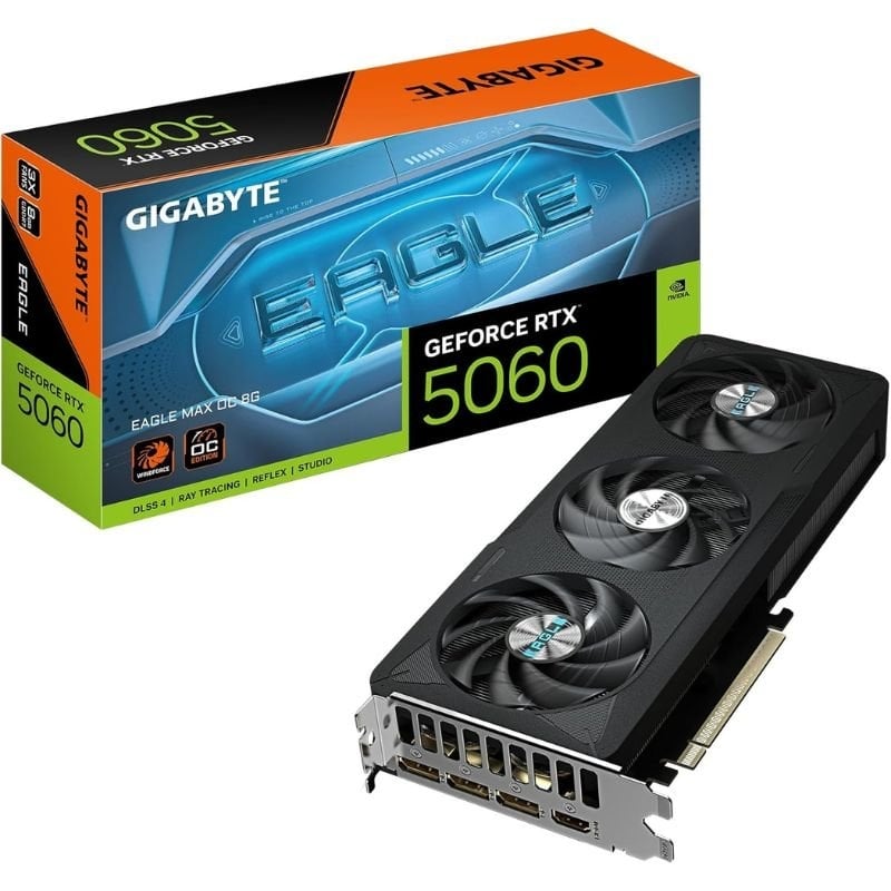 Placa Gráfica Gigabyte Geforce RTX 5060 EAGLE MAX OC / 8 GB GDDR7