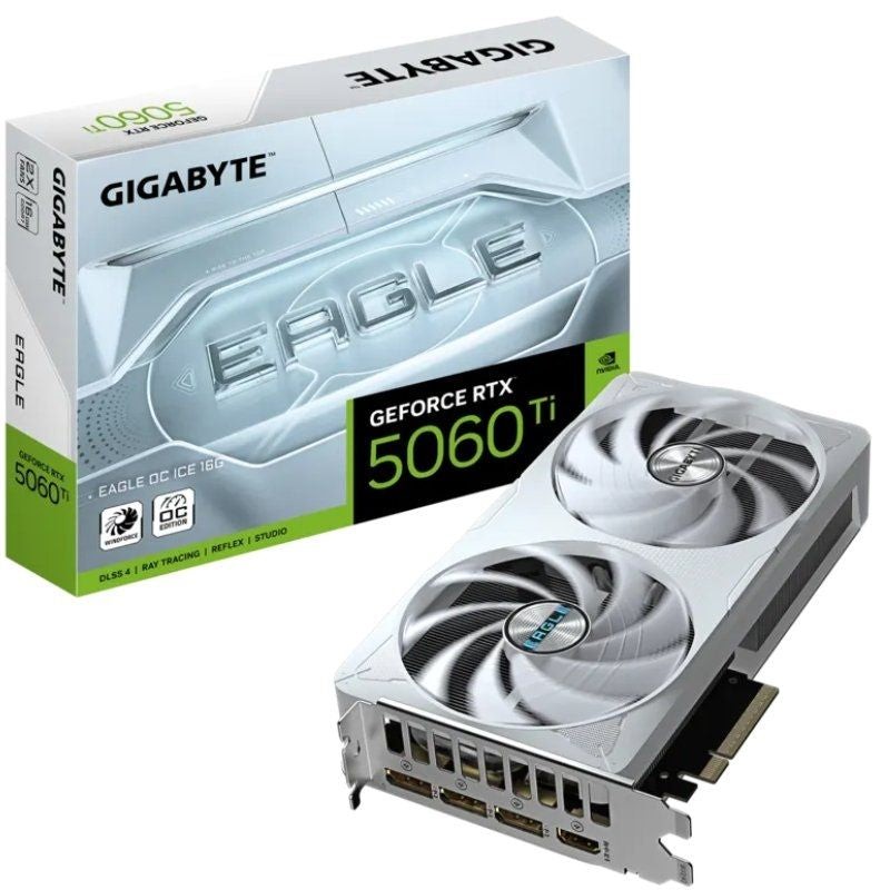 Placa Gráfica Gigabyte Geforce RTX 5060 Ti Eagle OC ICE / 16GB GDDR7