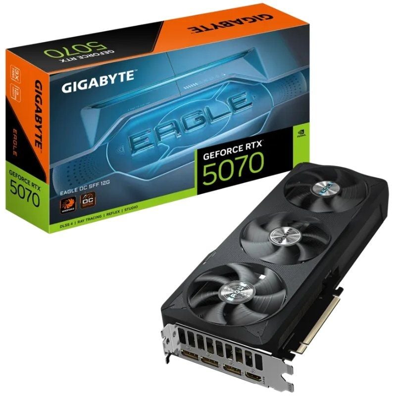 Placa Gráfica Gigabyte Geforce RTX 5070 Eagle OC SFF / 12GB GDDR7