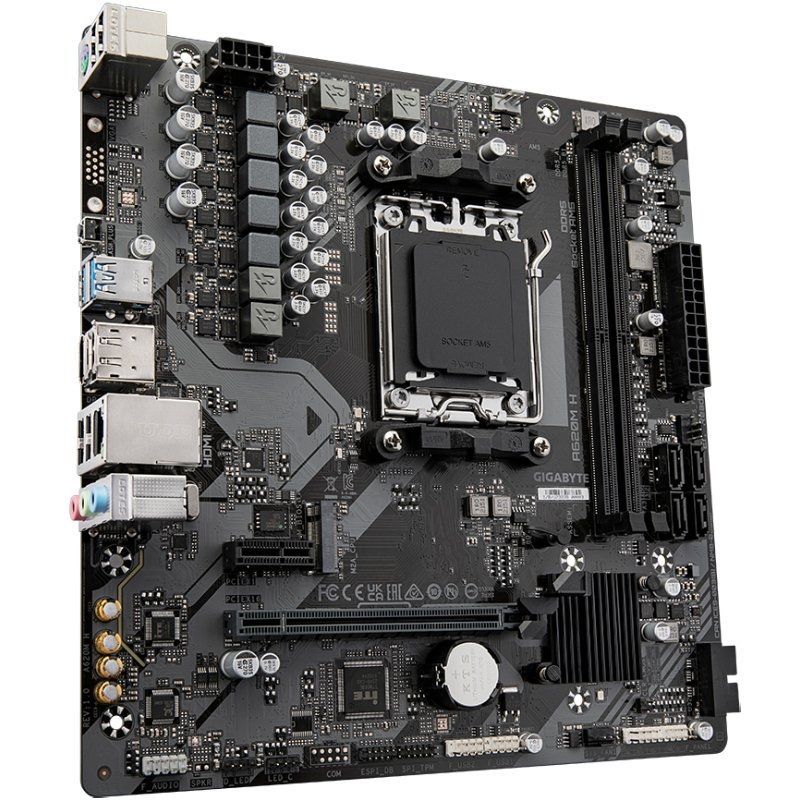 Placa-mãe Gigabyte A620M H Socket AM5 / DDR5 / PCIe 4.0 / Micro ATX