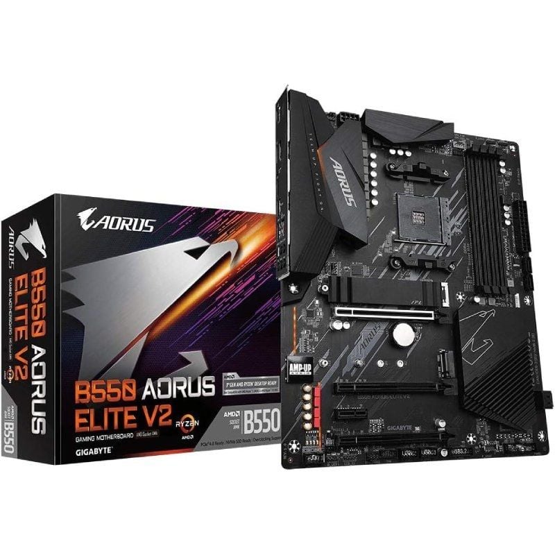 Placa-mãe Gigabyte B550 AORUS ELITE V2 Socket AM4