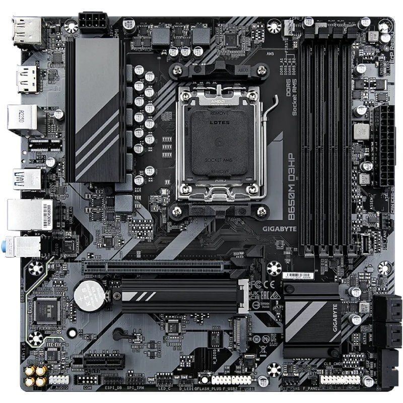 Placa-mãe Gigabyte B650M D3HP Socket AM5 / Micro ATX