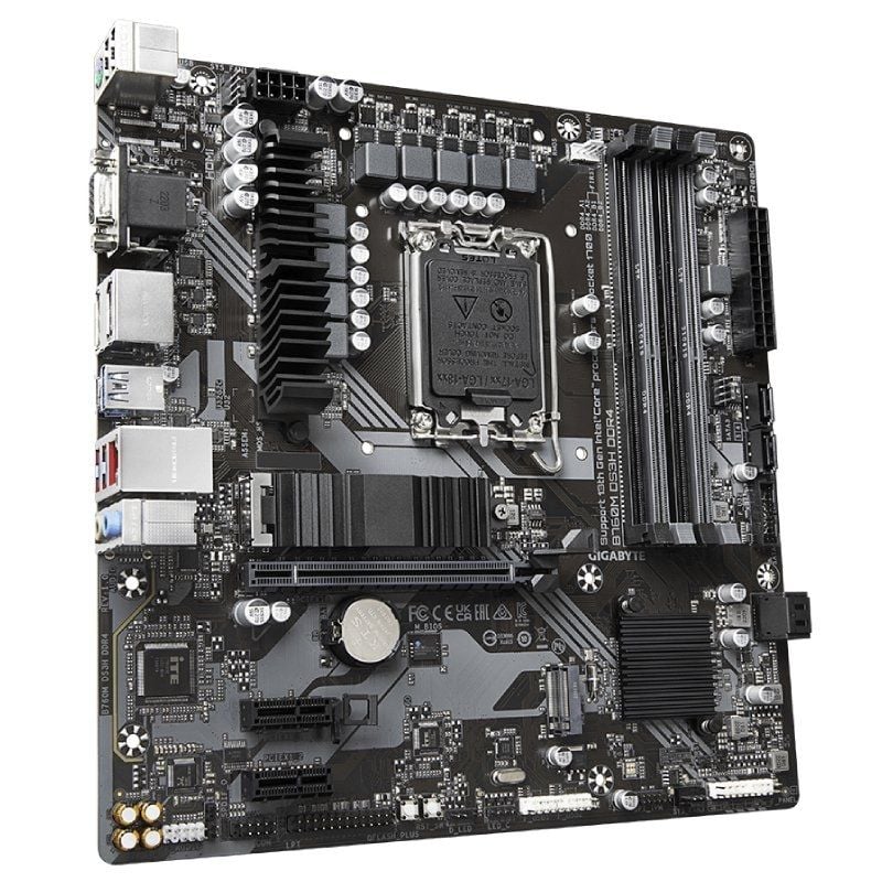 Placa-mãe Gigabyte B760M DS3H DDR4 Socket 1700 / Micro ATX