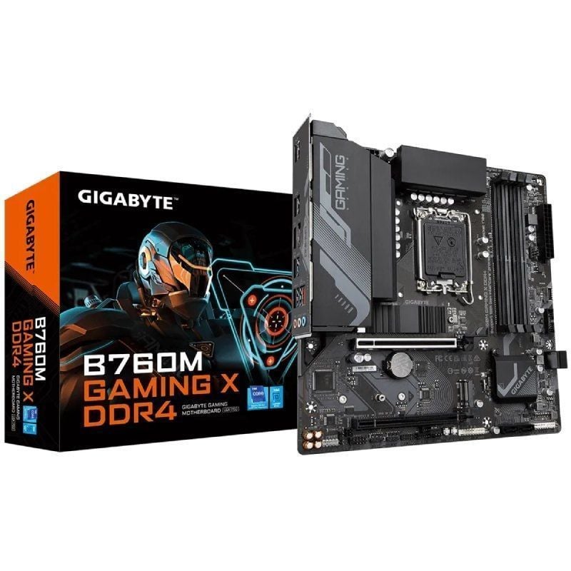 Placa-mãe Gigabyte B760M GAMING X DDR4 Socket 1700 / Micro ATX