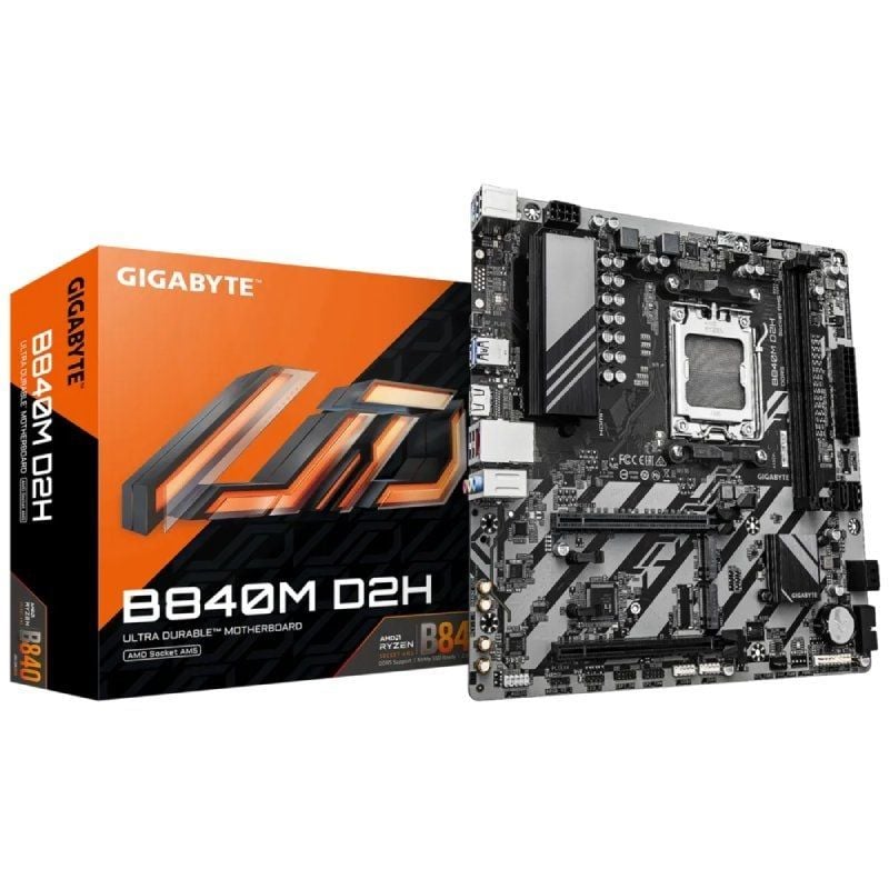 Placa-mãe Gigabyte B840M D2H Socket AM5 / Micro ATX