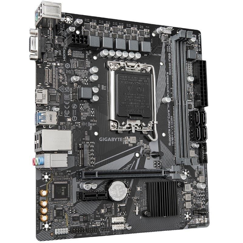 Placa-mãe Gigabyte H610M H V3 DDR4 Socket 1700 / Micro ATX