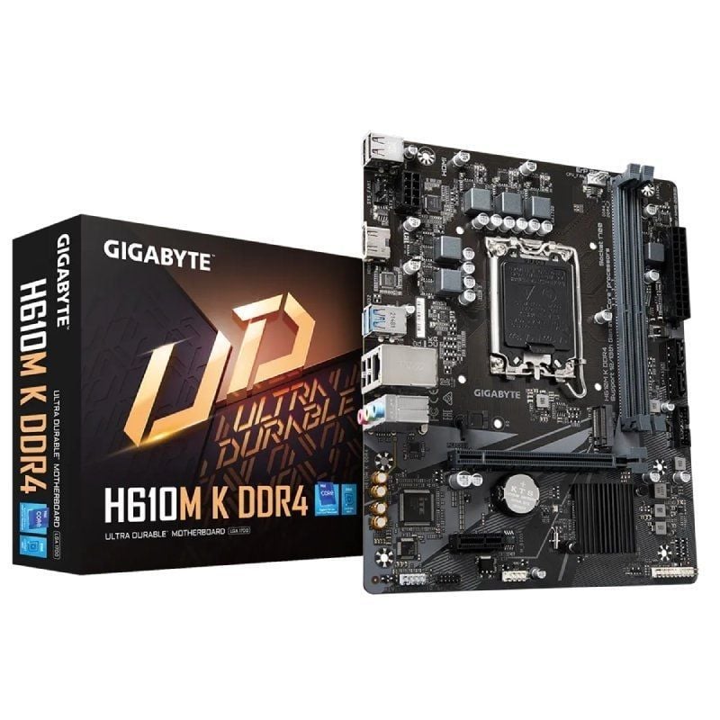 Placa-mãe Gigabyte H610M K DDR4 Socket 1700 / Micro ATX