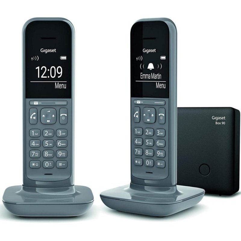 Telefone sem Fios Gigaset CL390 / Embalagem DUO / Cinzento