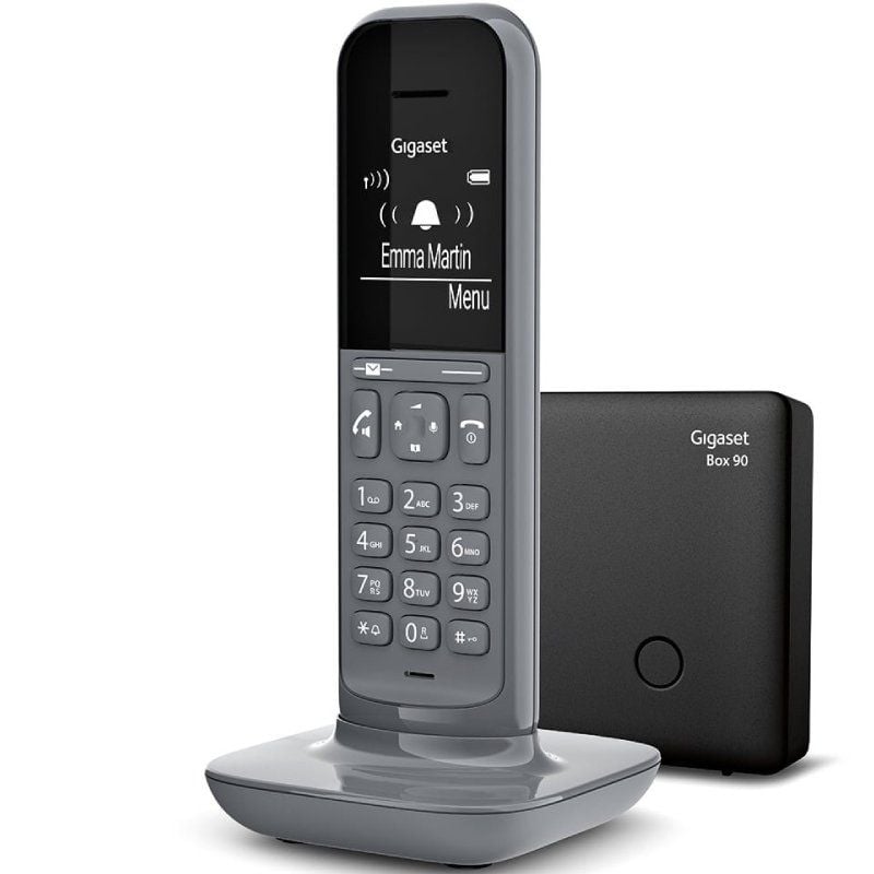 Telefone sem Fios Gigaset CL390 / Embalagem DUO / Cinzento