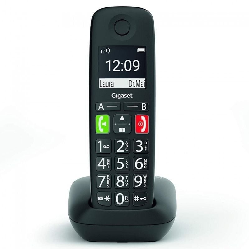 Telefone sem Fios Gigaset E290 / Preto