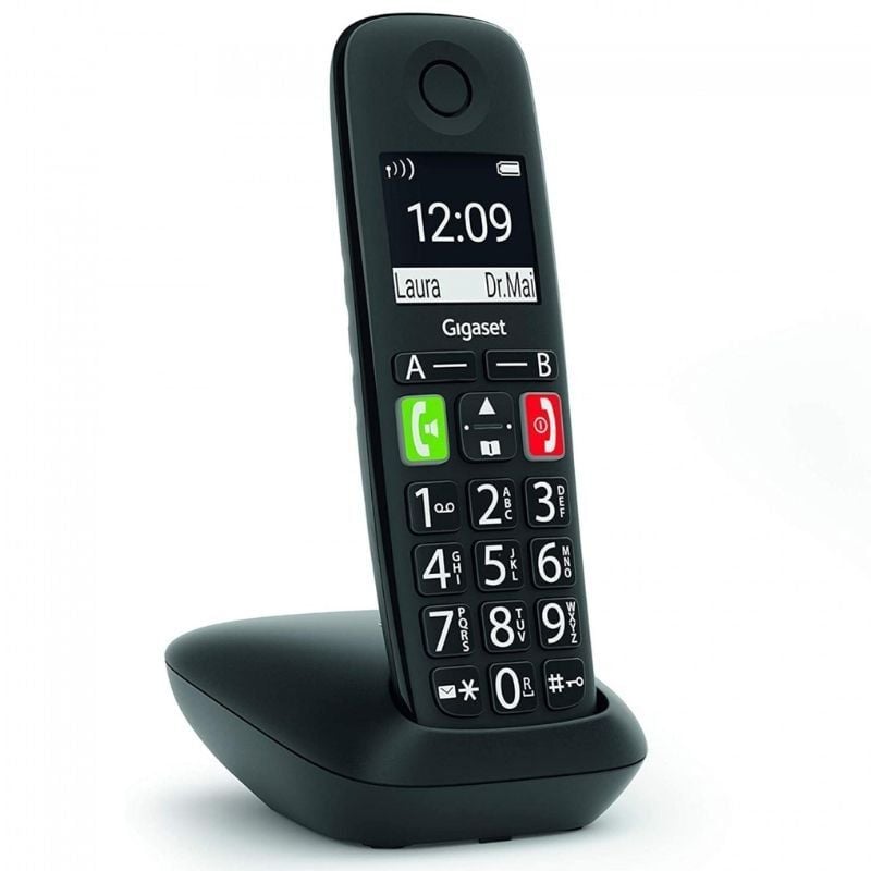 Telefone sem Fios Gigaset E290 / Preto