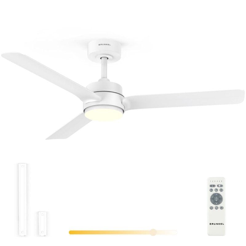 Ventilador de Teto Grunkel SKYEASY47 / 30 W / 3 Pás de 119 Cm / 6 Velocidades