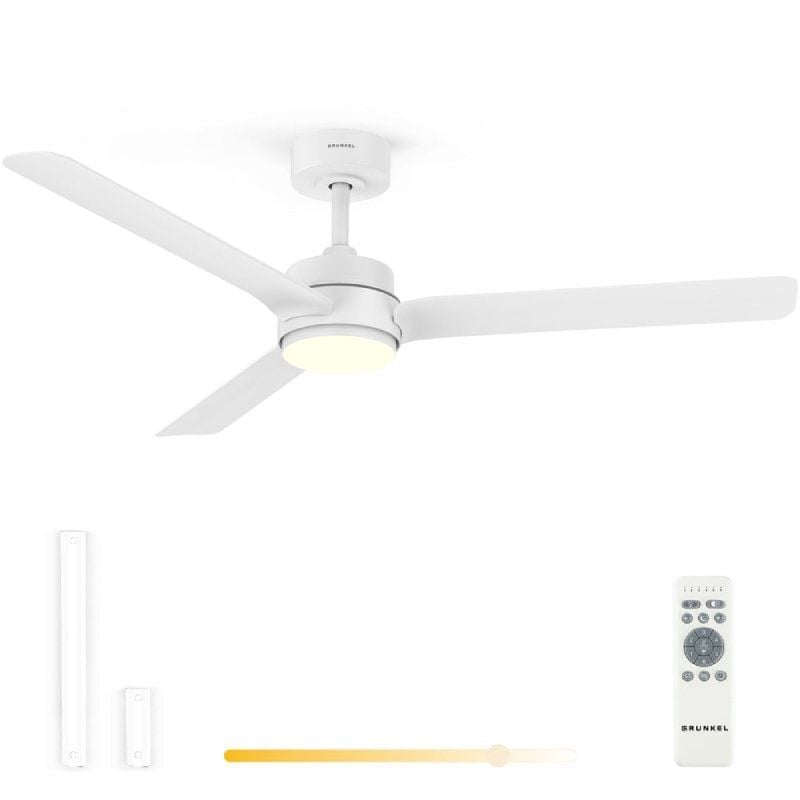 Ventilador de Teto Grunkel SKYEASY52 / 30 W / 3 Pás de 132 Cm / 6 Velocidades