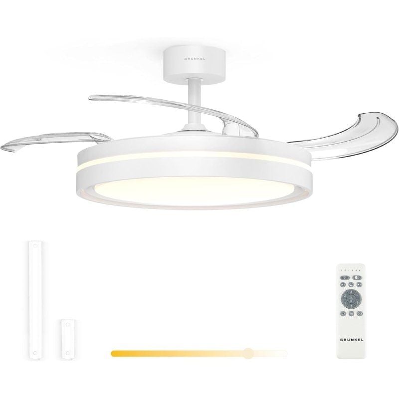 Ventilador de Teto Grunkel SKYWHITE42 / 30 W / 3 Pás de 106 Cm / 6 Velocidades