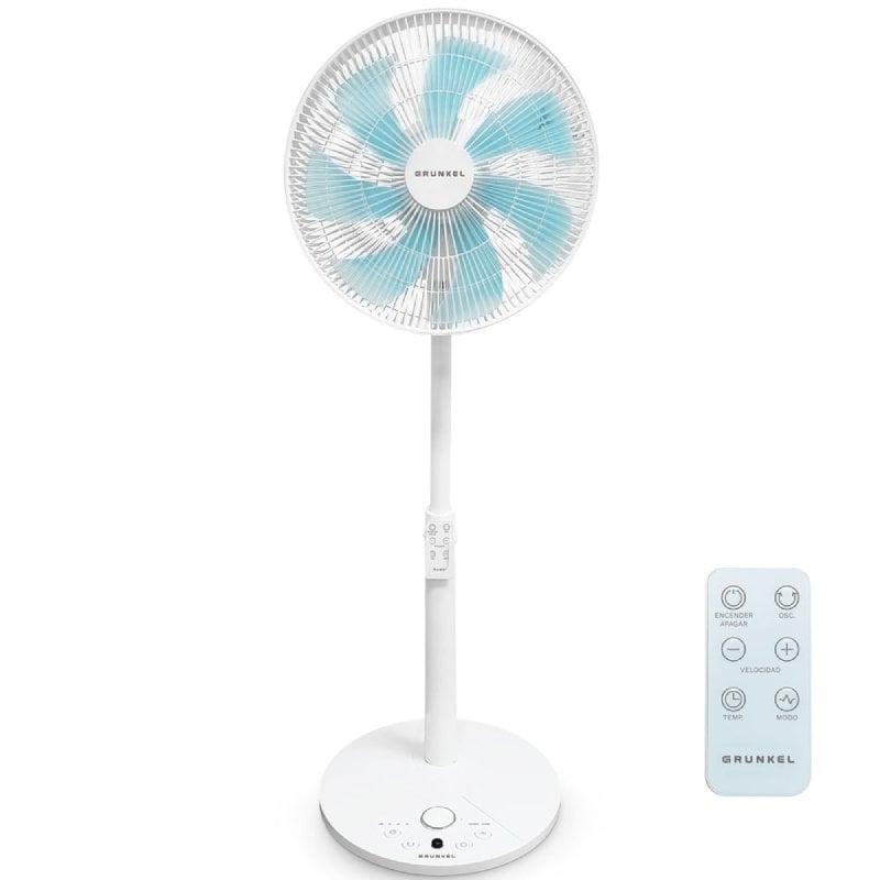 Ventilador de Chão Grunkel Fs-14t / 25W / 7 Pás 35cm / 12 Velocidades