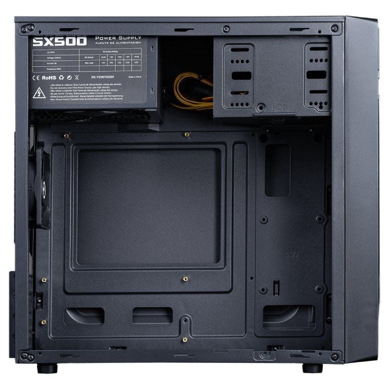Caixa Mini Torre Hiditec Q2PRO PSU com Fonte de Alimentação de 500 W