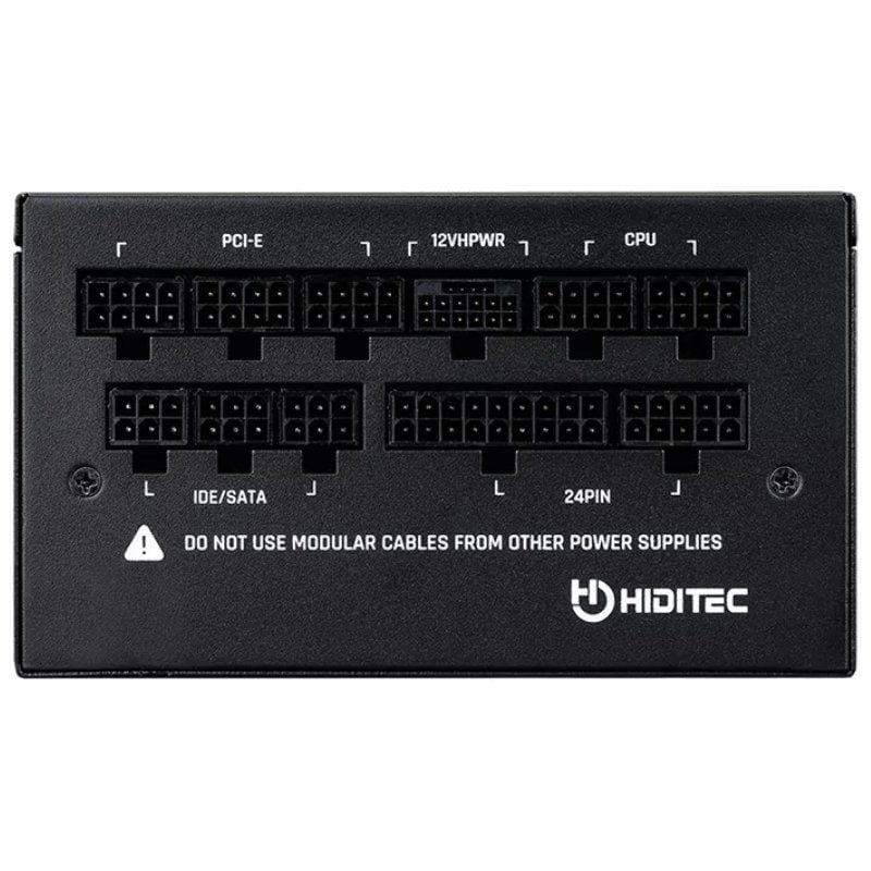 Fonte de Alimentação Hiditec GDX750 V2 / 750W / Ventilador de 14cm / ATX 3.0 / PCIe 5.0 / 80 Plus G…