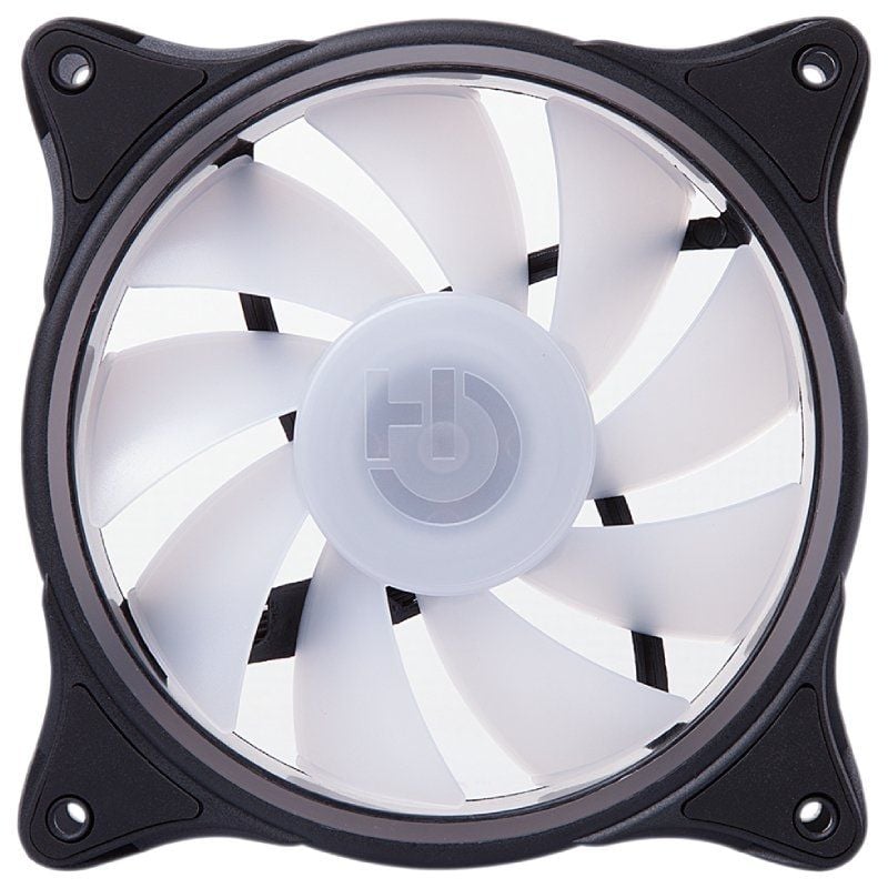 Ventoinha Hiditec N18 ARGB / 12cm / Preto