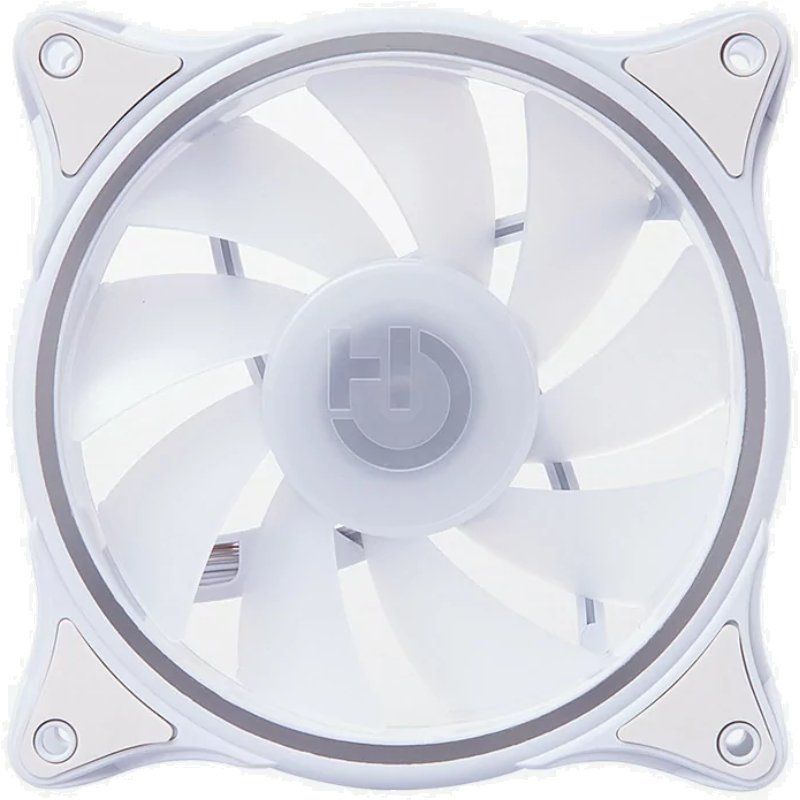 Ventoinha Hiditec N18 ARGB / 12cm / Branco