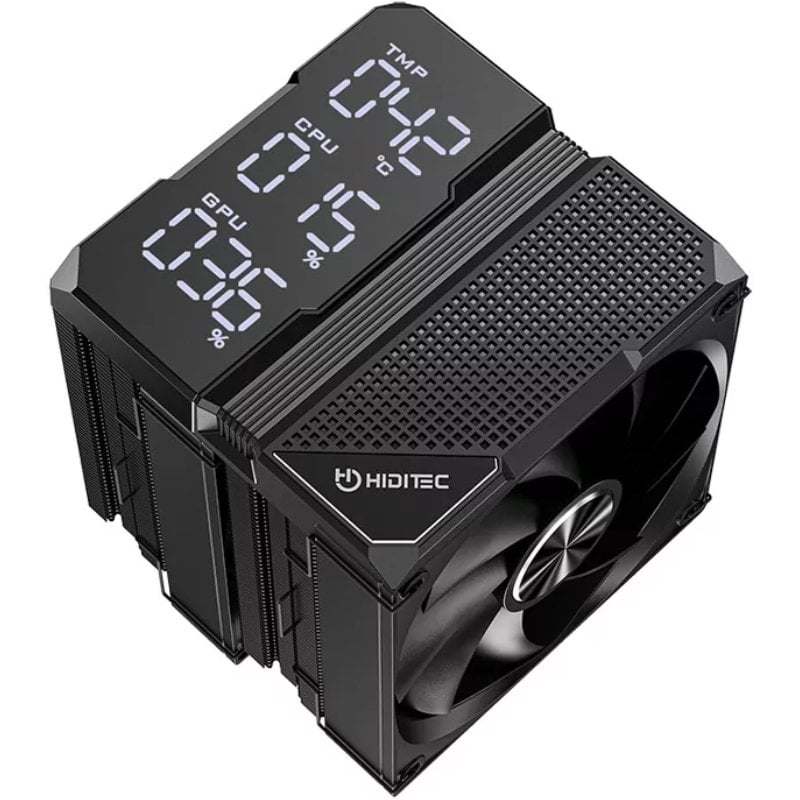 Ventilador com Dissipador Hiditec DC40 Pro / 12 Cm