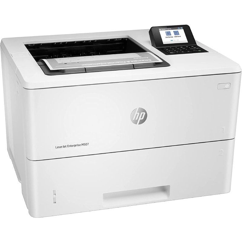 Impressora Laser Monocromática Duplex HP Laserjet Enterprise M507DN / Branco