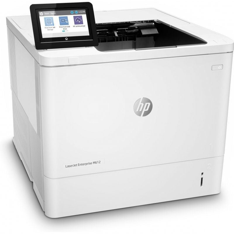 Impressora Laser Monocromática Duplex HP Laserjet Enterprise M612DN / Branco