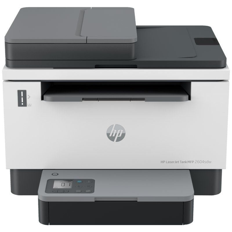 Impressora Multifunções Laser Monocromática Recarregável HP Laserjet Tank 2604SDW / Wifi / Duplex /…