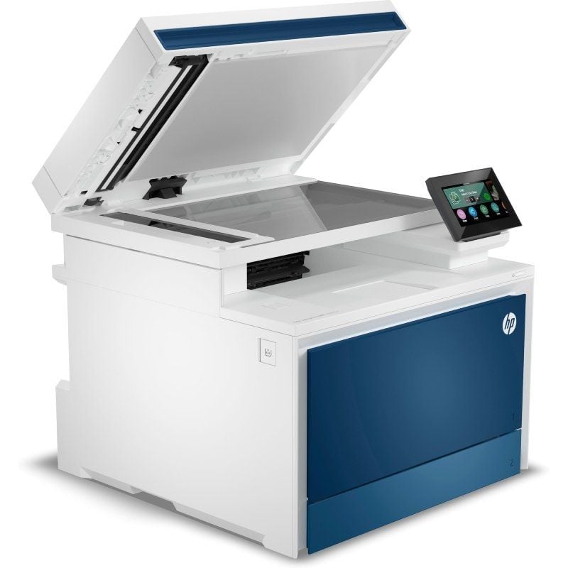 HP Laserjet Pro 4302fdw Multifunções Laser a Cores / Wifi / Fax / Duplex / ADF / Branco e Azul