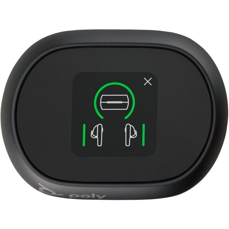 Auricular Bluetooth Poly Voyager Free 60+ UC M com Estojo de Carregamento + Adaptador BT700 / Auton…