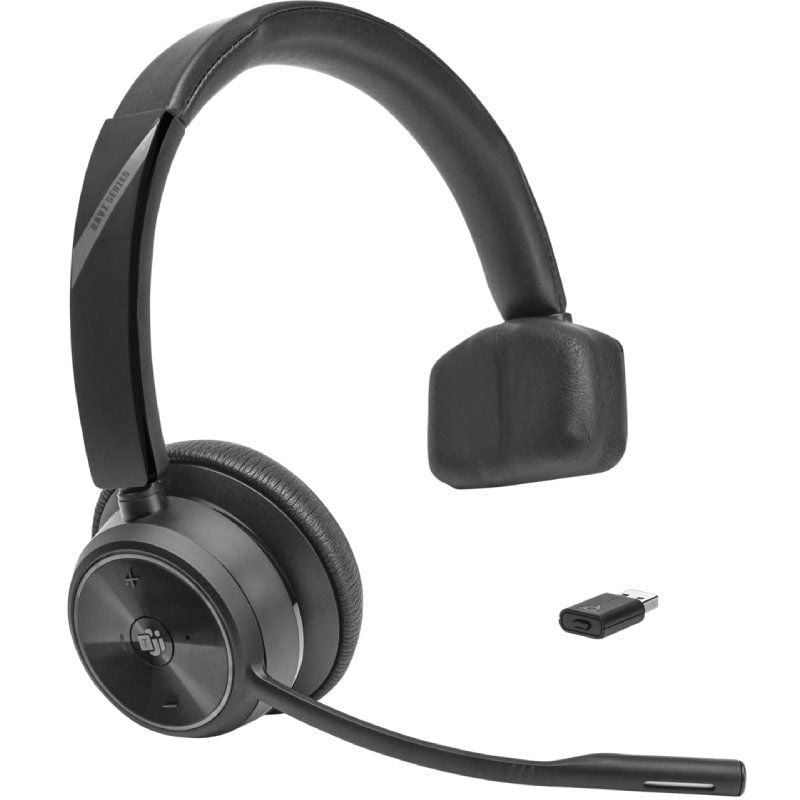 Auricular sem Fios Poly Savi 7310 M UC para Microsoft Teams / com Microfone / Bluetooth / Preto