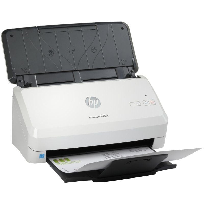 Scanner de Documentos HP Scanjet Pro 3000 S4 com ADF / Alimentador Duplex de Documentos